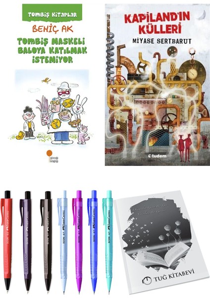 Kapiland'ın Külleri ve Tombiş Maskeli Baloya Katılmak Istemiyor 2li Set + Hediyeli