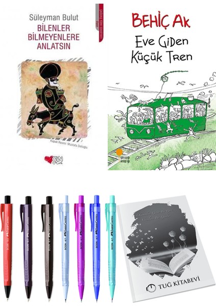 Eve Giden Küçük Tren ve Bilenler Bilmeyenlere Anlatsın 2li Set + Hediyeli