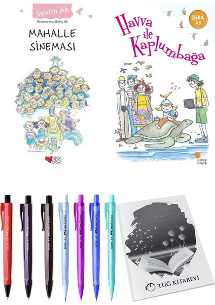Havva Ile Kaplumbağa ve Mahalle Sineması 2li Set + Hediyeli