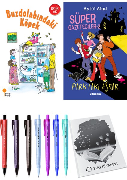 Süper Gazeteciler 2 Parktaki Esrar ve Buzdolabındaki Köpek 2li Set + Hediyeli