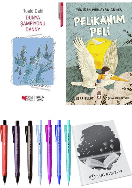 Yeniden Parlayan Güneş Pelikanım Peli ve Dünya Şampiyonu Danny 2'li Set - Kalem