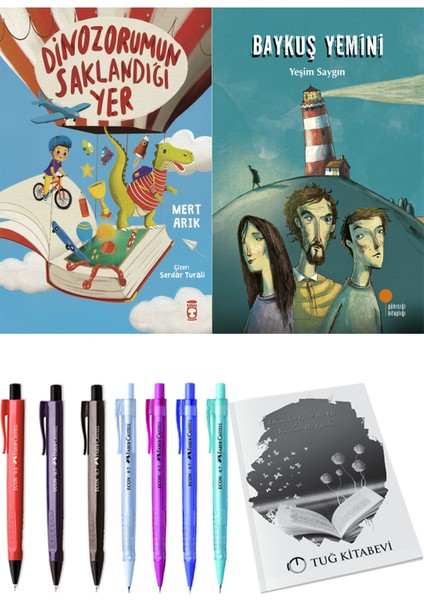 Baykuş Yemini ve Dinazorumun Saklandığı Yer 2li Set + Hediyeli