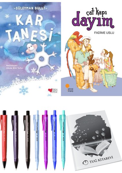 Çat Kapı Dayım ve Kar Tanesi 2li Set + Hediyeli