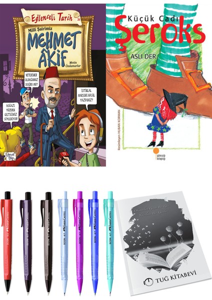 Küçük Cadı Şeroks ve Milli Şairimiz Mehmet Akif 2li Set + Hediyeli