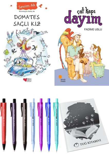 Çat Kapı Dayım ve Domates Saçlı Kız 2li Set + Hediyeli