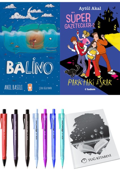 Süper Gazeteciler 2 Parktaki Esrar ve Balino 2'li Set - Kalem