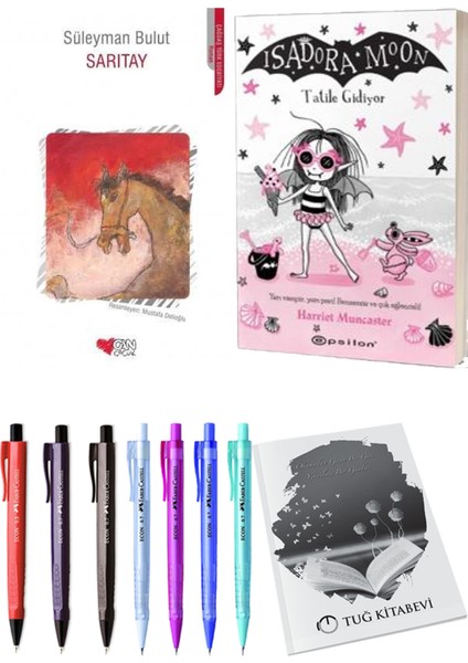 Isadora Moon 11 Tatile Gidiyor ve Sarıtay 2'li Set - Kalem
