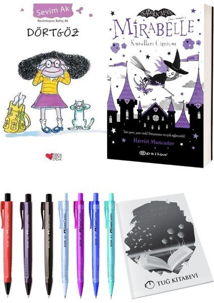 Mirabelle 2 Kuralları Çiğniyor ve Dörtgöz 2'li Set - Kalem