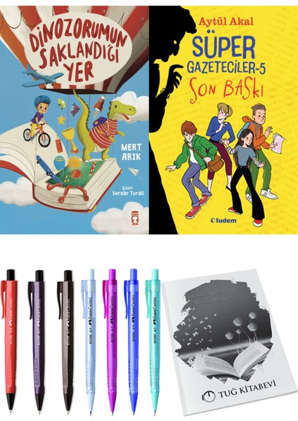 Süper Gazeteciler 5 Son Baskı ve Dinazorumun Saklandığı Yer 2li Set