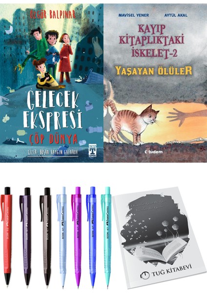 Kayıp Kitaplıktaki Iskelet 2 Yaşayan Ölüler ve Gelecek Ekspresi Çöp Dünya 2li Set