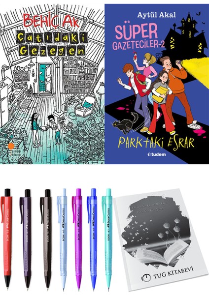 Süper Gazeteciler 2 Parktaki Esrar ve Çatıdaki Gezegen 2li Set + Hediyeli