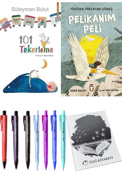 Yeniden Parlayan Güneş Pelikanım Peli ve 101 Tekerleme 2li Set + Hediyeli