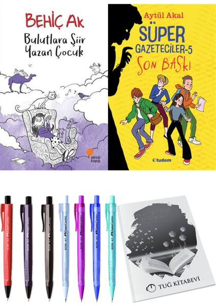 Süper Gazeteciler 5 Son Baskı ve Bulutlara Şiir Yazan Çocuk 2li Set