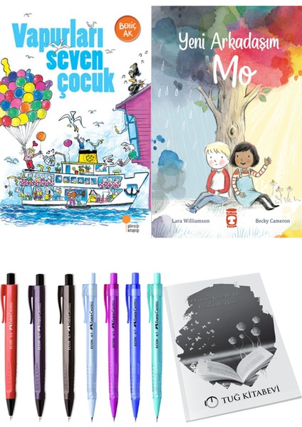 Yeni Arkadaşım Mo ve Vapurları Seven Çocuk 2li Set