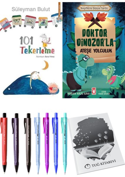 Doktor Dinozor'la Ateşe Yolculuk ve 101 Tekerleme 2li Set