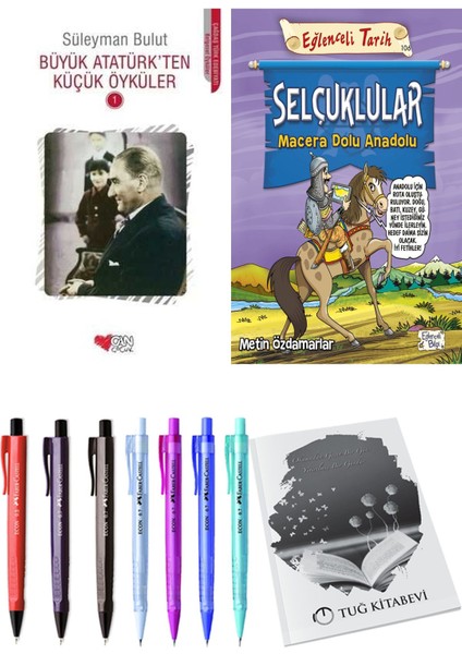 Selçuklular Macera Dolu Anadolu ve Büyük Atatürk'ten Küçük Öyküler 1 2li Set