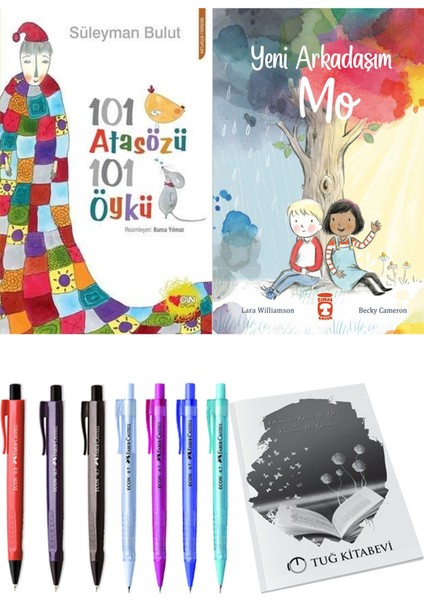 Yeni Arkadaşım Mo ve 101 Atasözü 101 Öykü Süleyman Bulut 2li Set + Hediyeli
