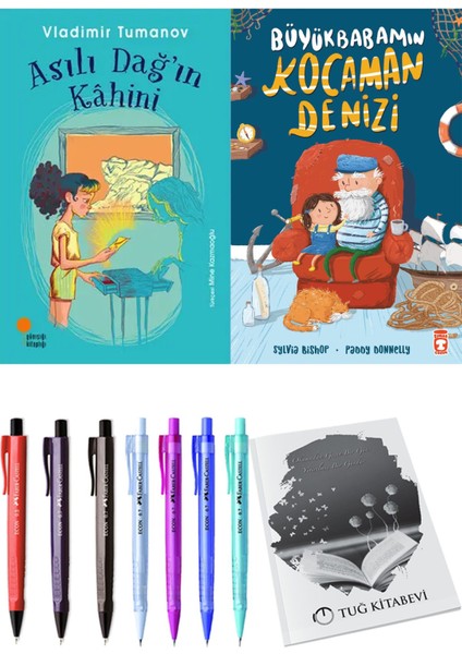Büyükbabamın Kocaman Denizi ve Asılı Dağ'ın Kahini 2li Set + Hediyeli
