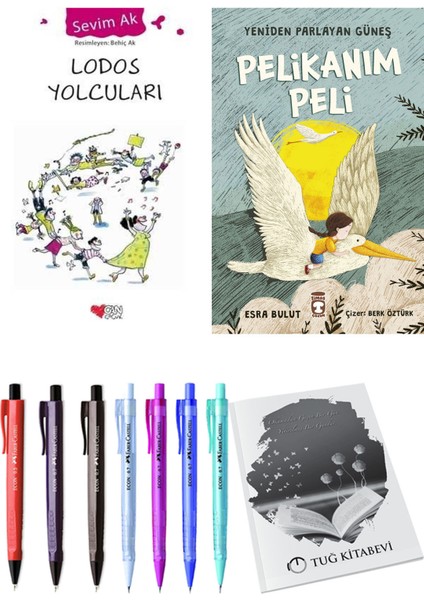 Yeniden Parlayan Güneş Pelikanım Peli ve Lodos Yolcuları 2li Set + Hediyeli