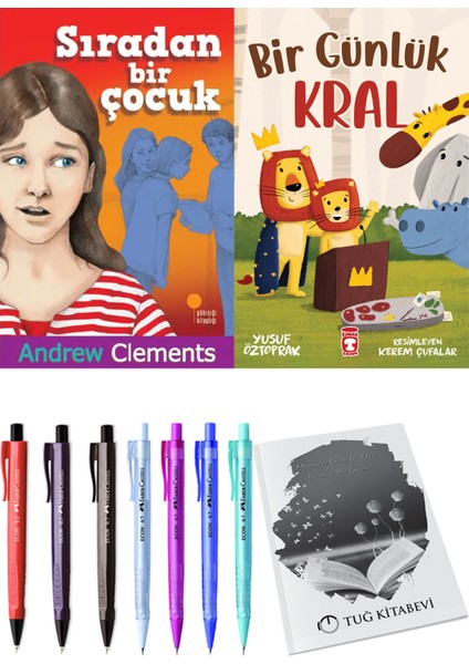 Bir Günlük Kral ve Sıradan Bir Çocuk 2li Set + Hediyeli
