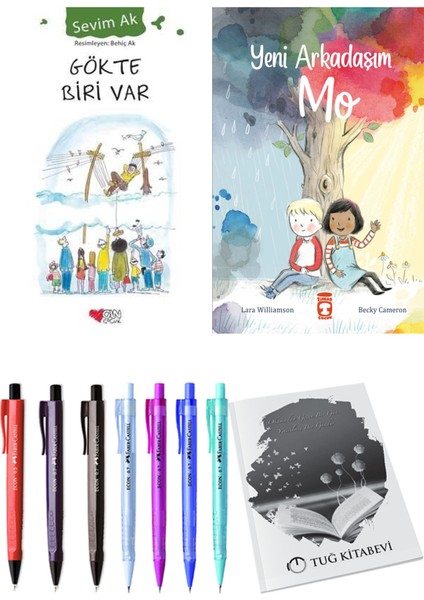 Yeni Arkadaşım Mo ve Gökte Biri Var 2li Set + Hediyeli