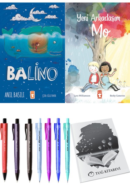 Yeni Arkadaşım Mo ve Balino 2li Set + Hediyeli