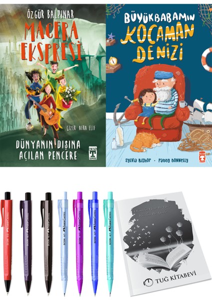 Büyükbabamın Kocaman Denizi ve Gelecek Ekspresi Dünyanın Dışına Açılan Pencere 2li Set + Hediyeli