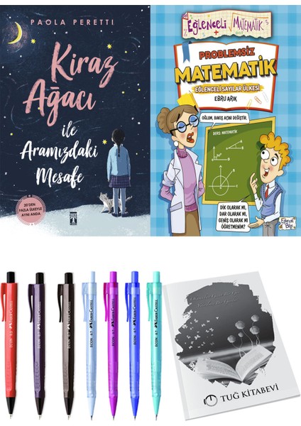 Problemsiz Matematik ve Kiraz Ağacı Ile Aramızdaki Mesafe 2li Set + Hediyeli