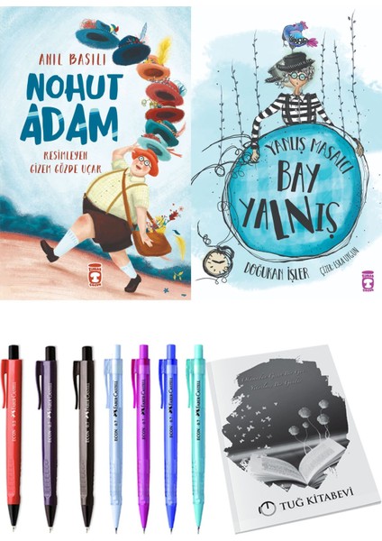 Yanlış Masalcı Bay Yalnış ve Nohut Adam 2li Set