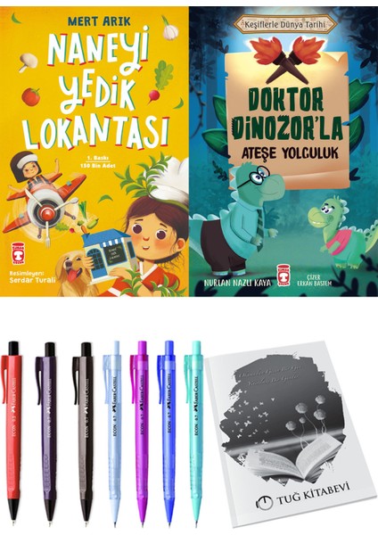 Doktor Dinozor'la Ateşe Yolculuk ve Naneyi Yedik Lokantası 2li Set