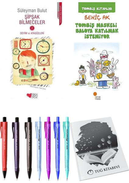 Tombiş Maskeli Baloya Katılmak Istemiyor ve Şipşak Bilmeceler 2 2li Set