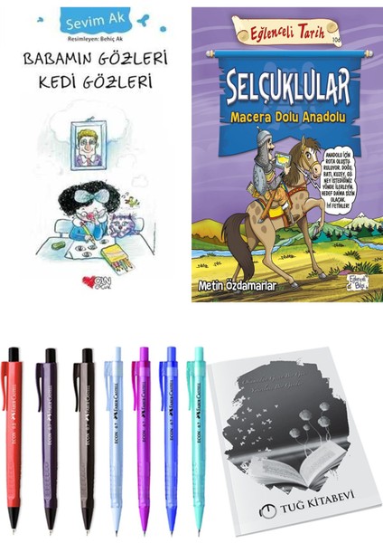 Selçuklular Macera Dolu Anadolu ve Babamın Gözleri Kedi Gözleri 2li Set + Hediyeli