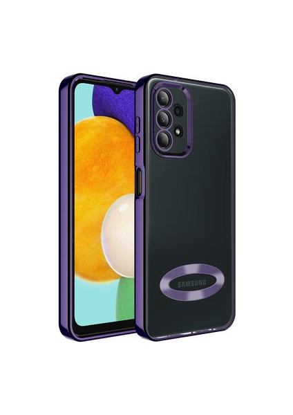Samsung Galaxy A23 Kılıf Logo Detaylı ve Parlak Nlight Premium Silikon Kapak