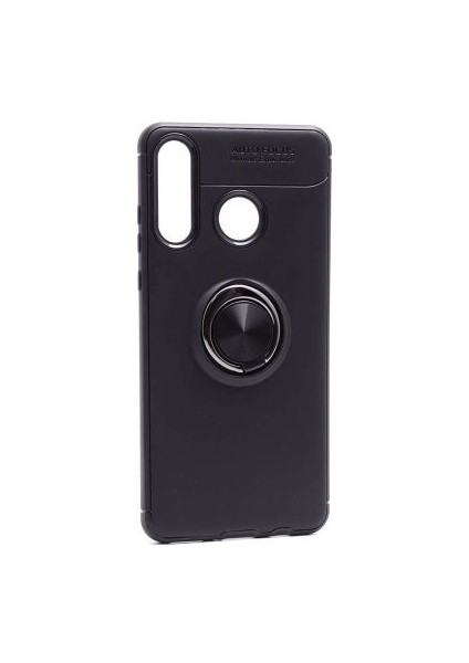 Huawei P30 Lite Kılıf Yüzüklü Sağlam Esnek Ringo Silikon Kapak