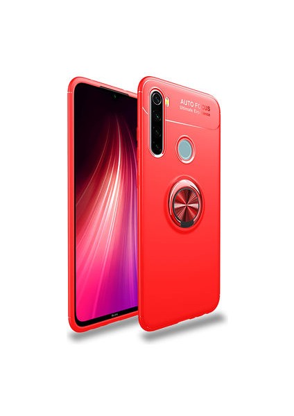 Redmi Note 8 Kılıf Yüzüklü Sağlam Esnek Ringo Silikon Kapak