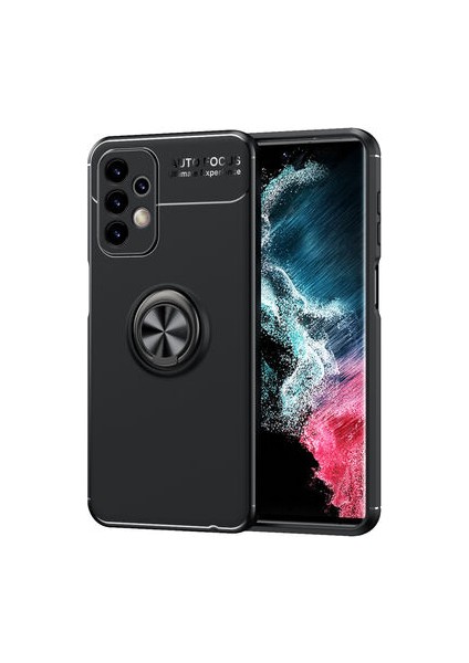 Samsung Galaxy A23 Kılıf Yüzüklü Sağlam Esnek Ringo Silikon Kapak