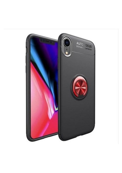 iPhone Xr Kılıf Yüzüklü Sağlam Esnek Ringo Silikon Kapak
