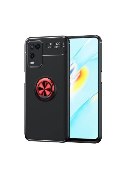 Oppo A54 4g Kılıf Yüzüklü Sağlam Esnek Ringo Silikon Kapak