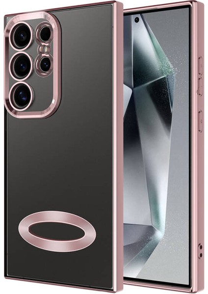 Samsung Galaxy S24 Ultra Kılıf Logo Detaylı ve Parlak Nlight Premium Silikon Kapak