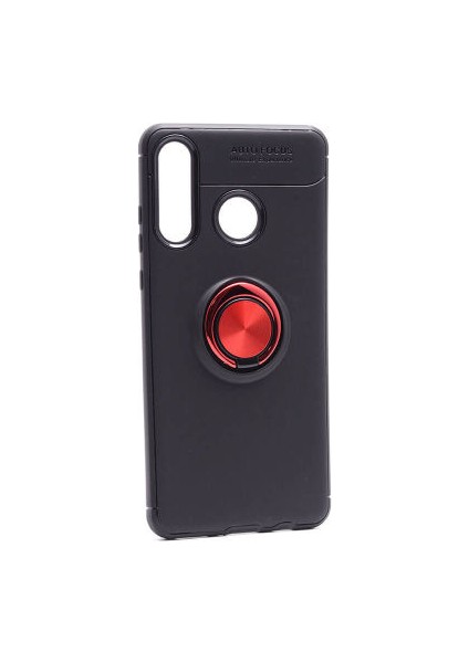 Huawei P30 Lite Kılıf Yüzüklü Sağlam Esnek Ringo Silikon Kapak