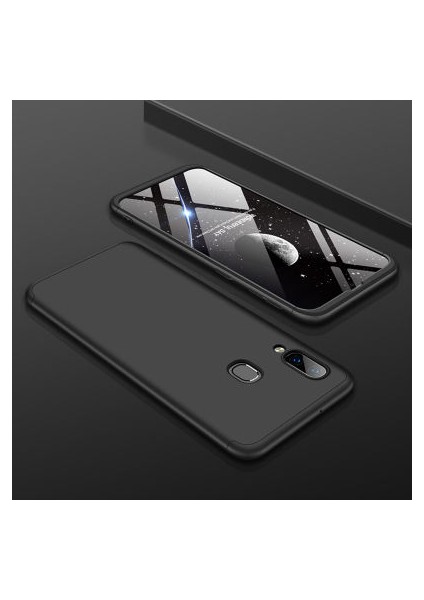 Samsung Galaxy A20 Kılıf 3 Parçalı Şık Patch Sert Silikon Kapak