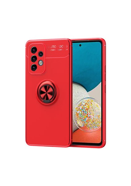 Samsung Galaxy A53 5g Kılıf Yüzüklü Sağlam Esnek Ringo Silikon Kapak