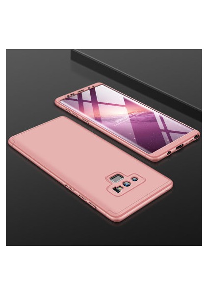 Samsung Galaxy Note 9 Kılıf 3 Parçalı Şık Patch Sert Silikon Kapak
