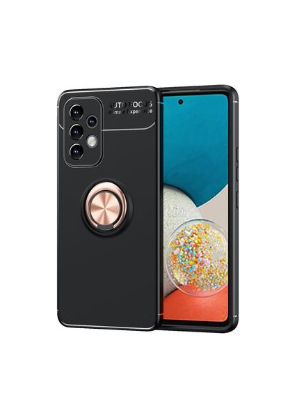 Samsung Galaxy A53 5g Kılıf Yüzüklü Sağlam Esnek Ringo Silikon Kapak
