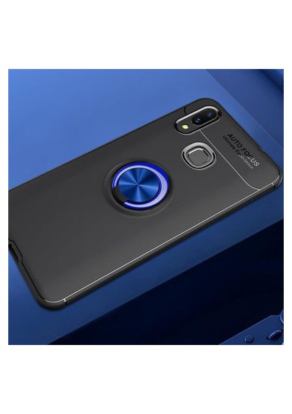 Huawei P Smart 2019 Kılıf Yüzüklü Sağlam Esnek Ringo Silikon Kapak