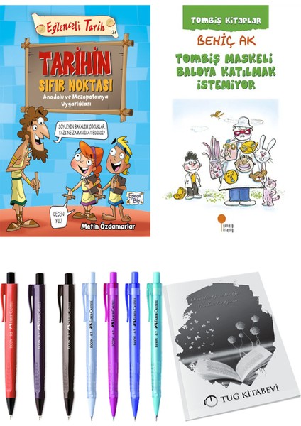 Tombiş Maskeli Baloya Katılmak Istemiyor ve Tarihin Sıfır Noktası Anadolu ve Mezopotomya Uygarlıkları 2li Set