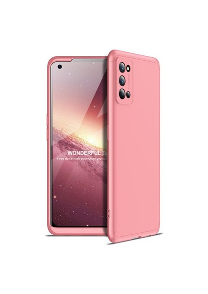Realme 7 Pro Kılıf 3 Parçalı Şık Patch Sert Silikon Kapak