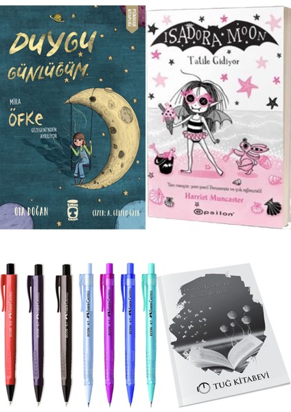 Isadora Moon 11 Tatile Gidiyor ve Duygu Günlüğüm Mira Öfke Gezegeni'nden Ayrılıyor 2li Set