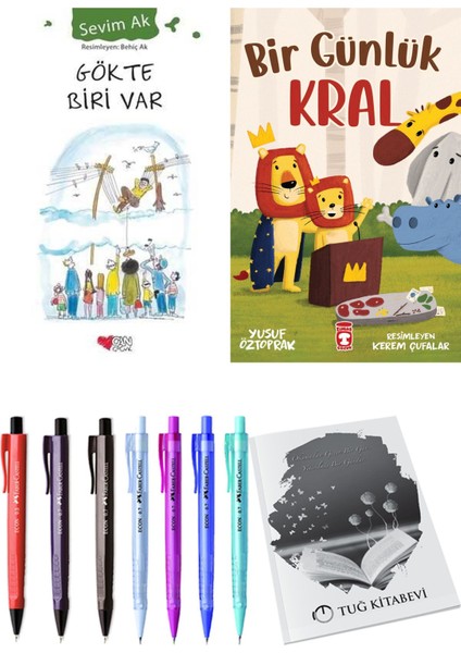 Bir Günlük Kral ve Gökte Biri Var 2li Set