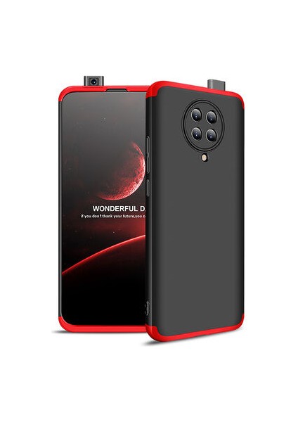 Redmi K30 Pro Kılıf 3 Parçalı Şık Patch Sert Silikon Kapak